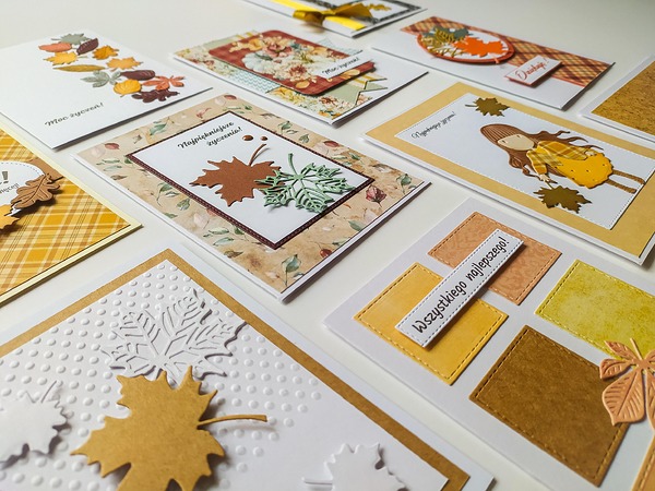 Warsztaty inne Tworzenie kartki Jesienne motywy za pomocą maszyny do wycinania