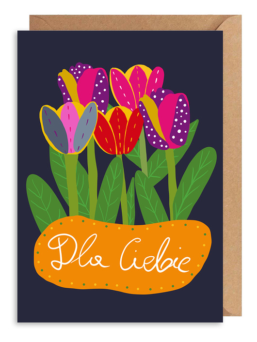 kartki okolicznościowe - wydruki Kartka okazjonalna Kwiaty