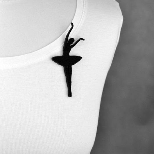 FeltBallerina felt label
