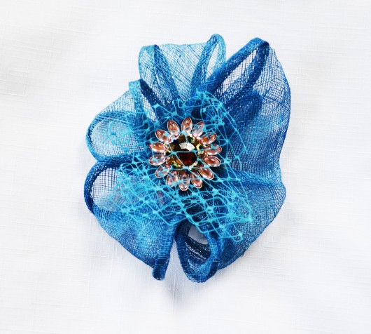 Broszka niebieska YOKOdesign