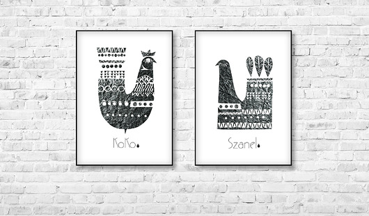 KOKOSZANEL - dyptyk, printy, plakaty artystyczne Ananas Project