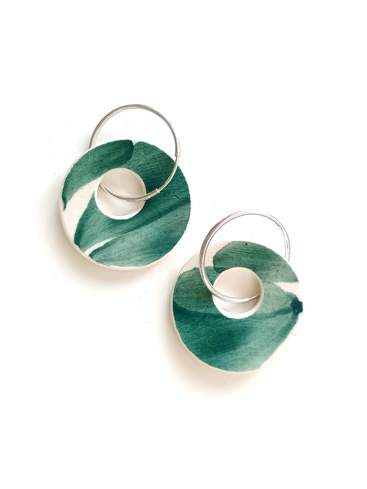 kolczyki ceramiczne Kolczyki ceramiczne Włocławek koła