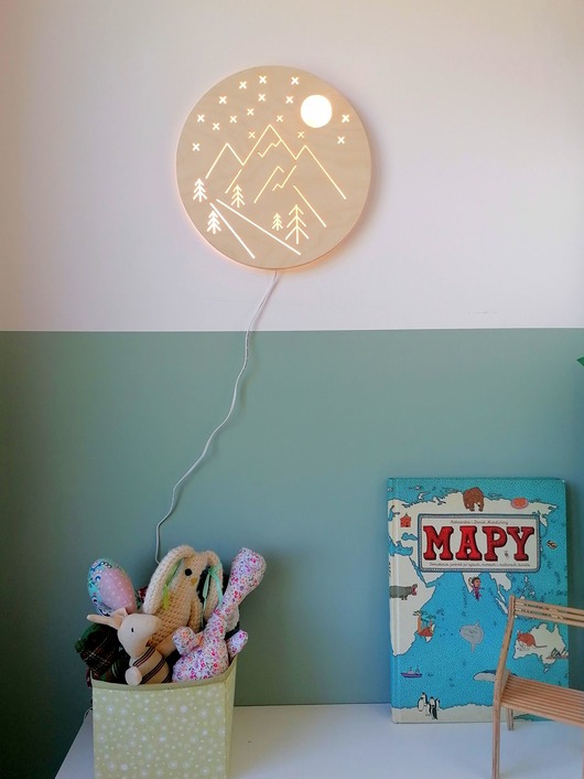 lampy do pokoju dziecka Lampka Góry
