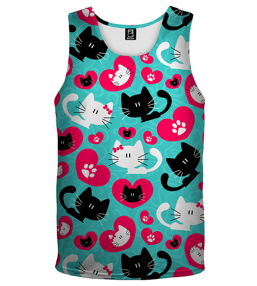 t-shirty męskie DR.CROW Bokserka Męska Heart Kitty