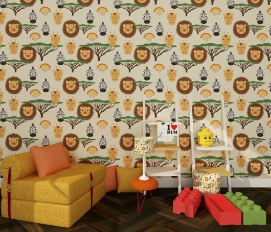Tapeta Safari Polly Pattern