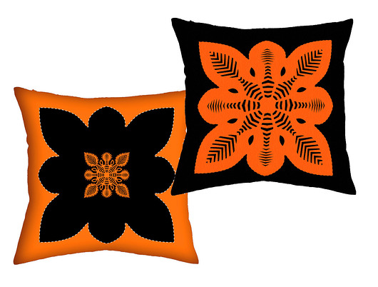 WYPRZEDŻ 2x różne poszewki folk(o)lor 45cm AT design