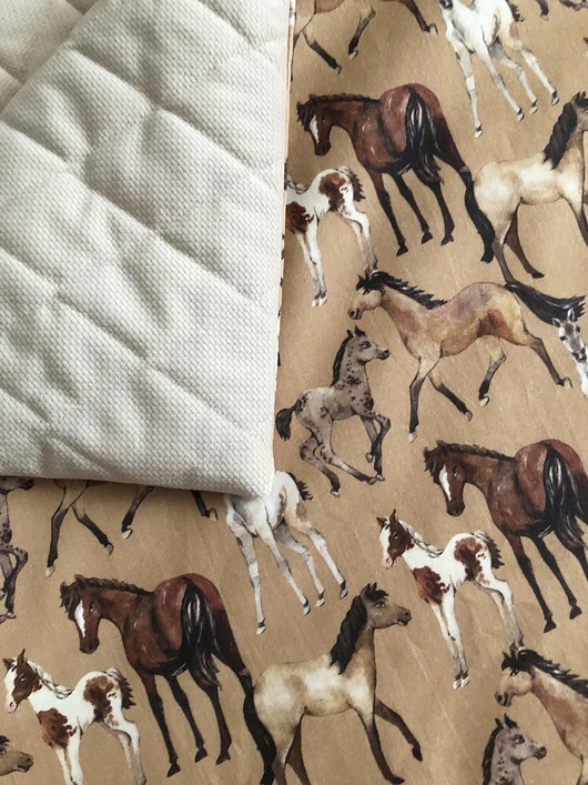 kocyki, kołderki, pościel dla dzieci WYJĄTKOWY koc _ narzuta _ KONIE_ 155x200 cm
