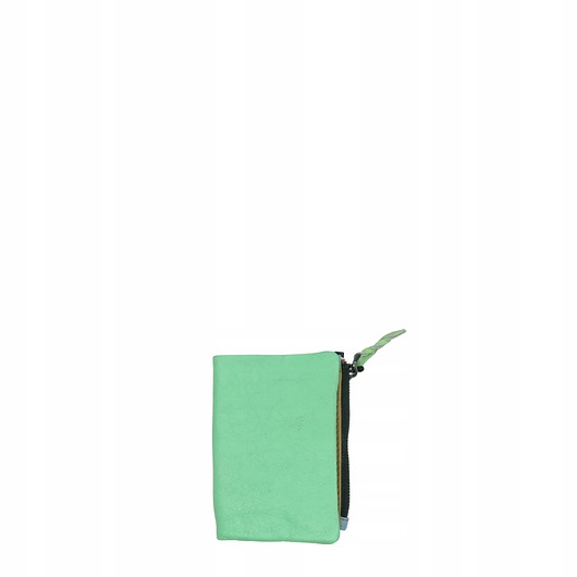 portfele damskie Portfel damski mały skórzany na prezent miejsce na banknoty monety OLIVKA