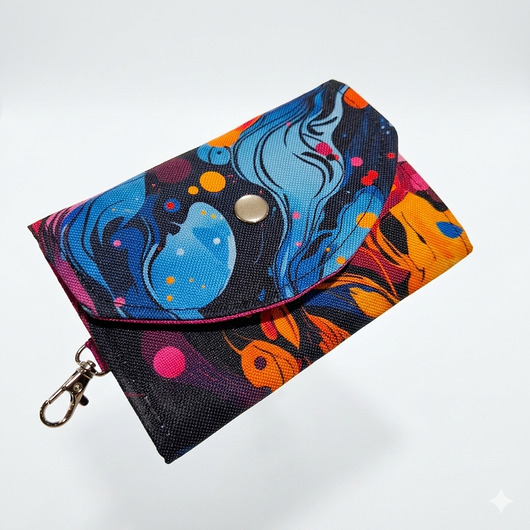 portfele damskie Portfelik abstrakcyjny