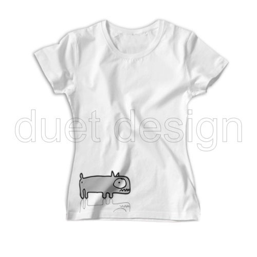 T-shirt Damski P026STXL duet design   Duet design