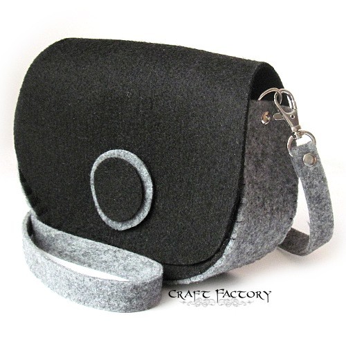 Black & Grey - torebka mała Craft Factory