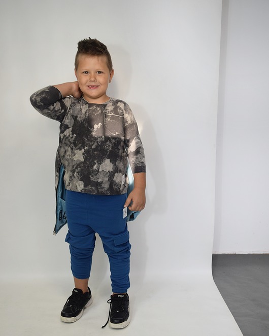 Bluzka tie dye Dzianinowe