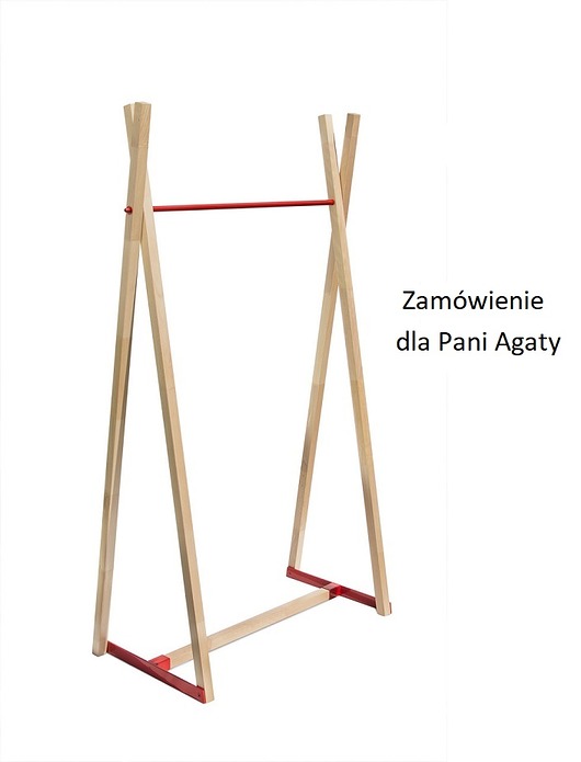 wieszaki Wieszak drewniany " G -1, 88 cm "