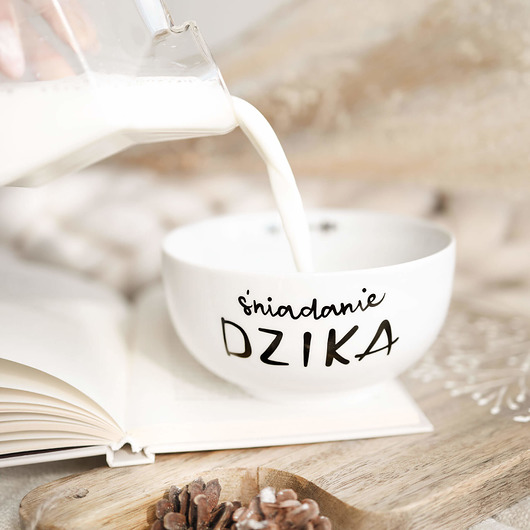 talerze, miski Miska 500 ml - Śniadanie dzika