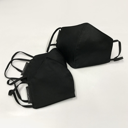 maseczki ochronne Maska ochronna Twin Black (pakiet 3 sztuki)