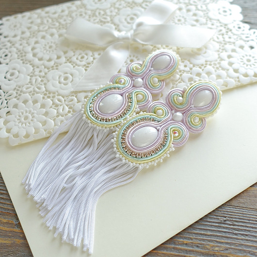 Miriel- kolczyki  soutache Mró Soutache