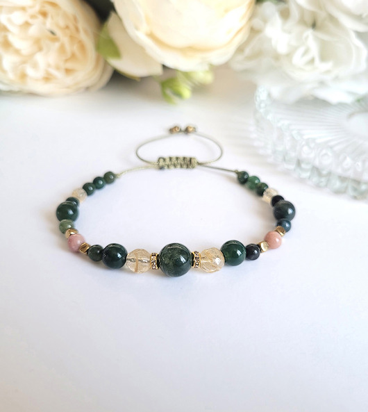 bransoletki z kamieni naturalnych BYK- Bransoletka zodiakalna regulowana