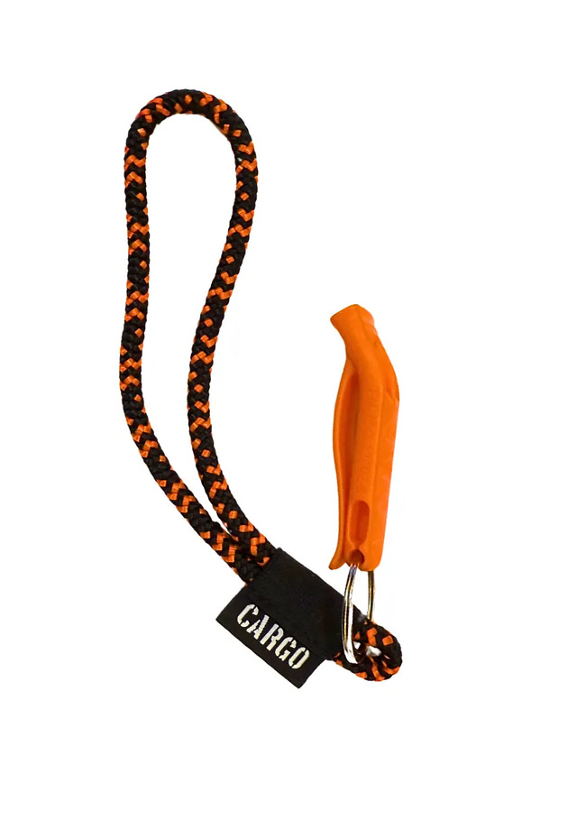 breloki Brelok Hot Coal z gwizdkiem ratunkowym orange