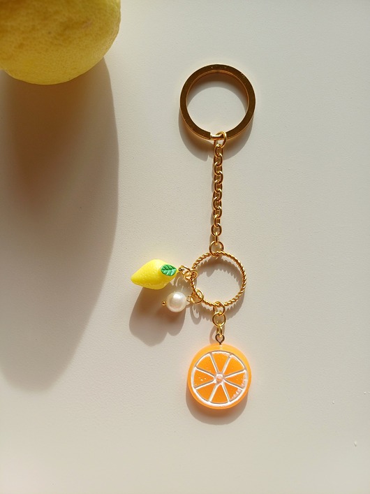 breloki Brelok   cytrusy - stal szlachetna