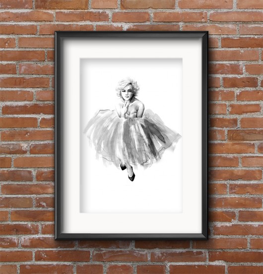 Marilyn - wydruk Soll