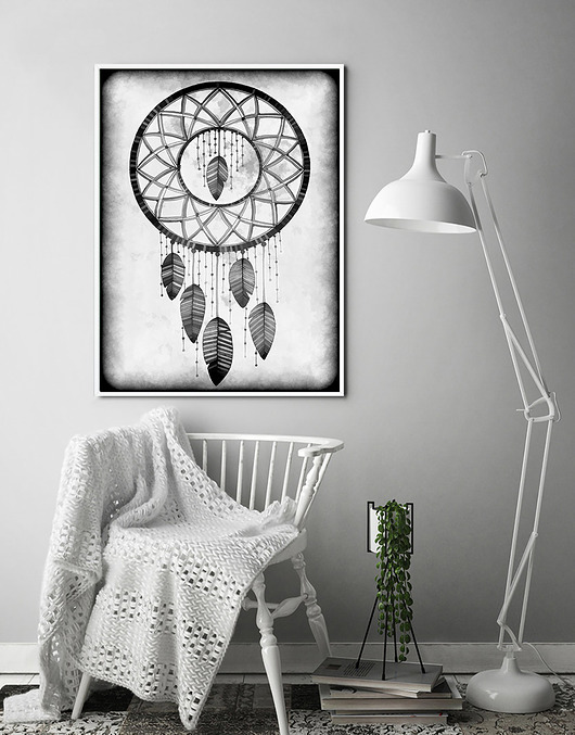 grafiki i ilustracje -50% Łapacz snów 40x50