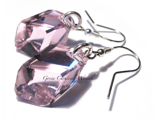 kryształ Swarovski i srebro. Gosia Chruściel-Waniek