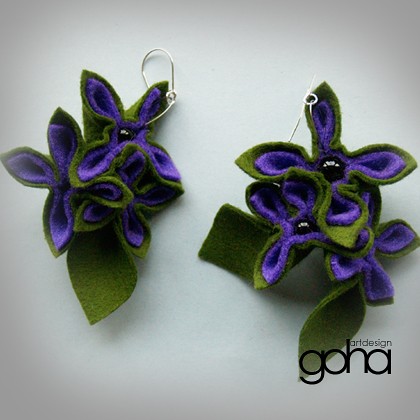 śliwka z oliwką FlowerFelt Design