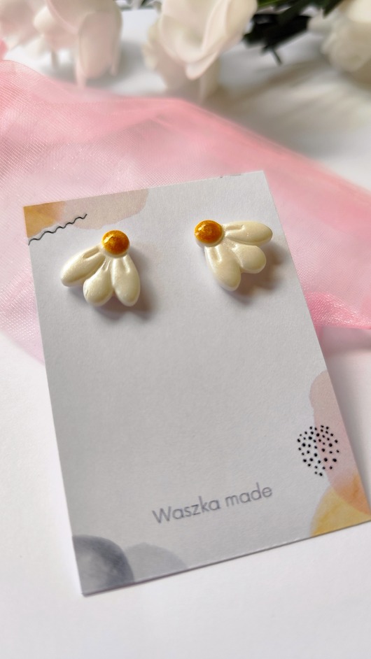 kolczyki z masy plastycznej Kolczyki Elegant