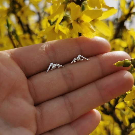 kolczyki srebrne Kolczyki srebrne Górska Panorama