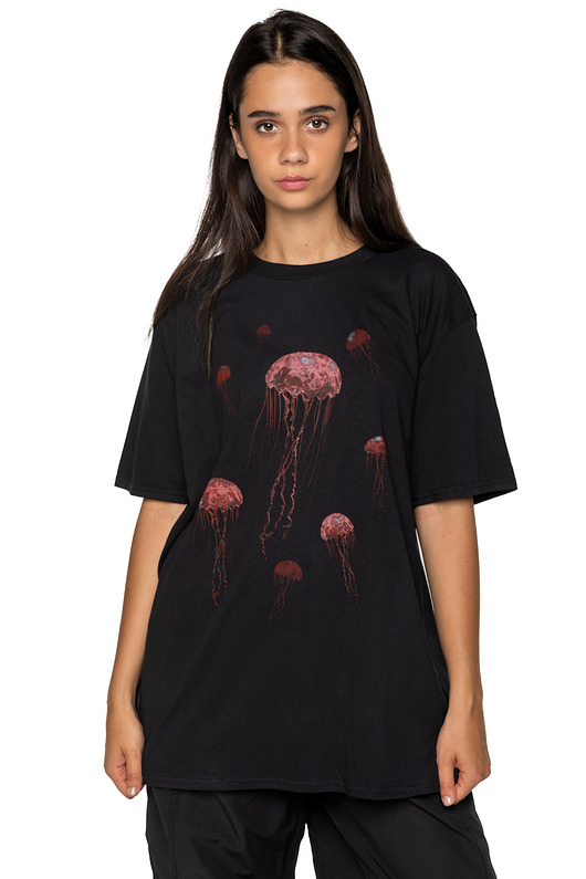 t-shirt damskie Koszulka loose fit UNDERWORLD Jellyfish