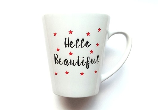 Kubek Latte HELLO BEAUTIFUL FarrowDesign