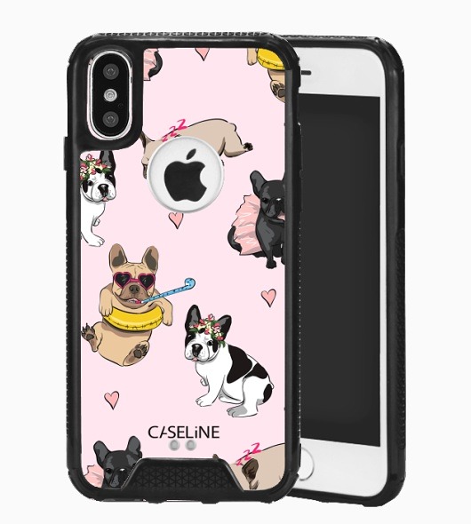 IPHONE  Etui GRIP  case guma wzor - WF650 Caseline  etui na telefon
