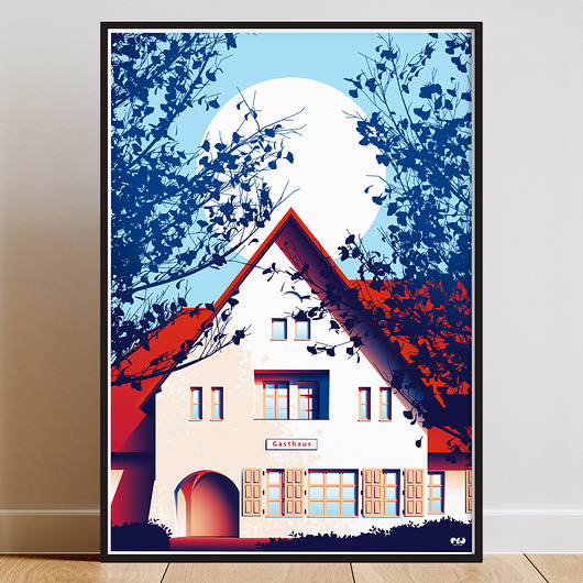 plakaty Plakat Gasthaus