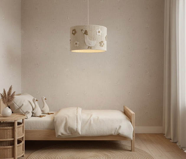 lampy do pokoju dziecka Lampa w króliczki do pokoju dziecka - Pani Gąska