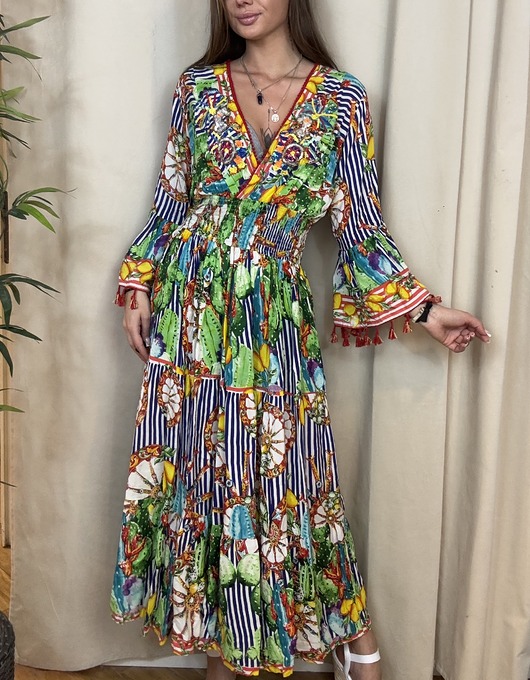 sukienki maxi damskie Sukienka Antika  April