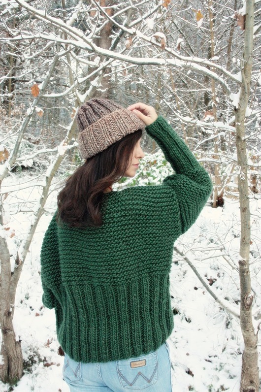 swetry damskie  Zielony sweter handmade moher z wełną