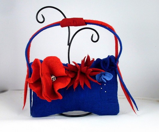 Jedwabnofilcowa Torebka: Living Bag filcant
