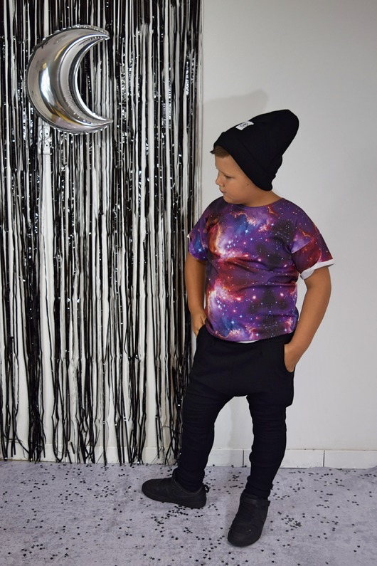 T-shirt Galaxy Dzianinowe