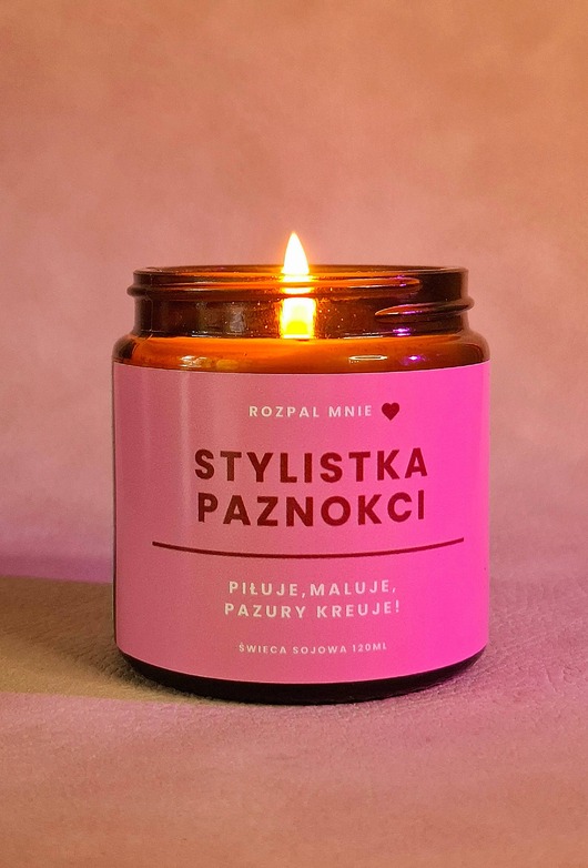 świece zapachowe Świeczka sojowa Stylistka Paznokci