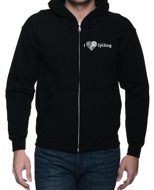 Bluza z kapturem. I love cycling studioixi