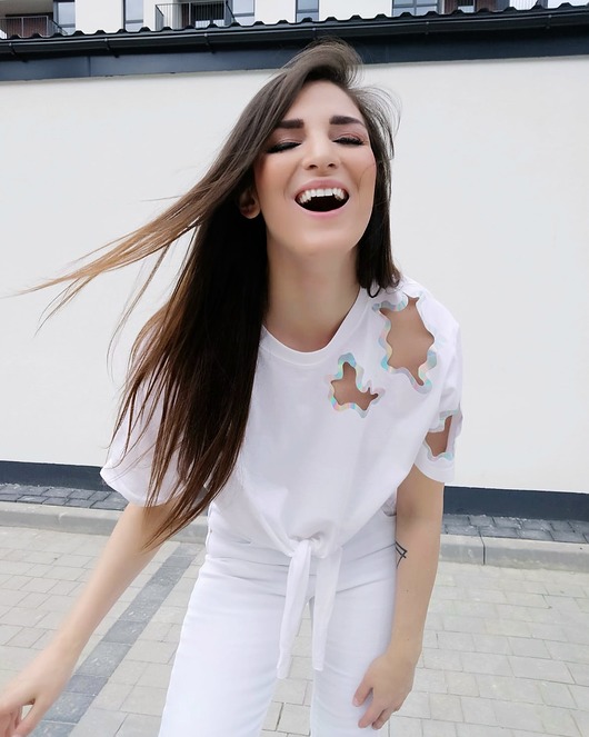 Holo Crop Top Dominika Syczyńska