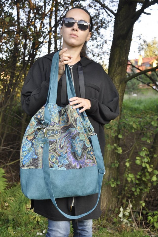 torby XXL TORBA HOBO XXL - print, arabia