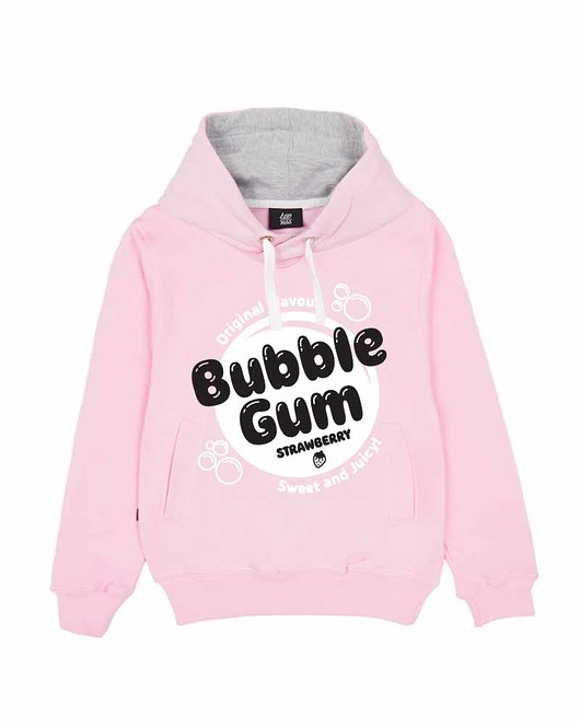 Różowa Bluza dziecięca Bubblegum ŁAP NAS