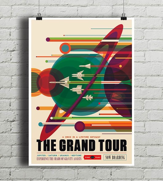 The Grand Tour - vintage plakat minimalmill