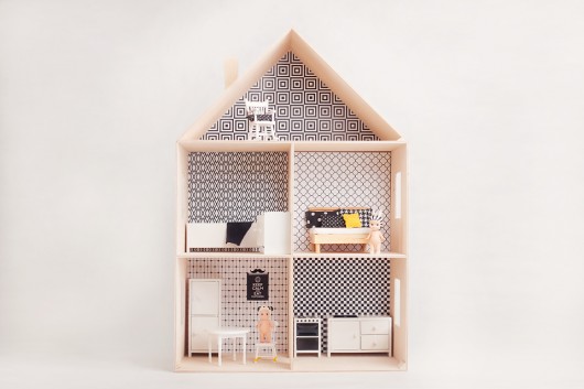 ECO DOMEK dla LALEK handmade POLKA z DREWNA  tralala studio