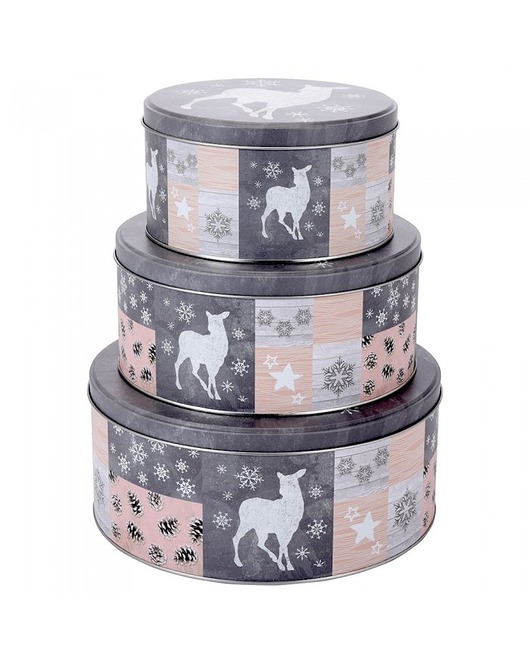 Puszka Na Ciasteczka 3 Szt. Reindeer MIA home