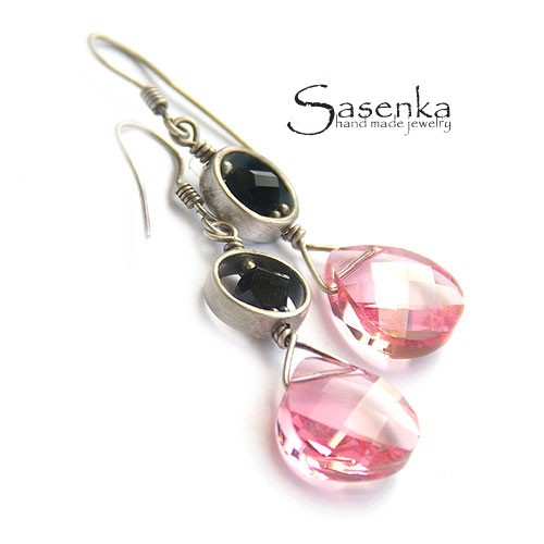 SWEET - kryształ SWAROVSKI I SREBRO sasenka