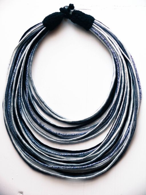 Silver Moon - naszyjnik MAASAI, tribal Kaeshmi