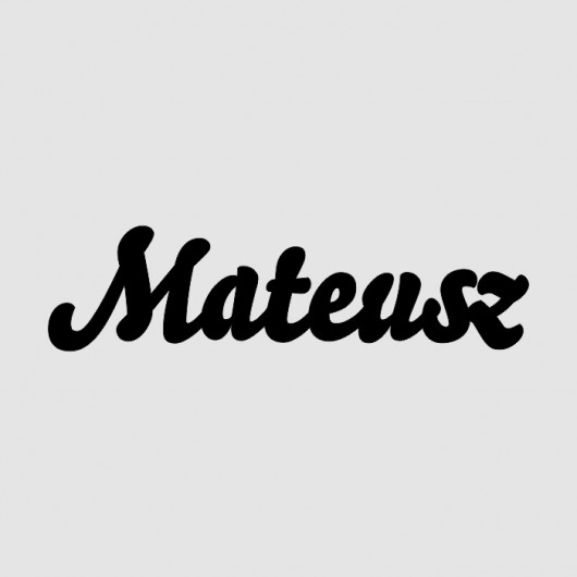 Napis na Ścianę 3D MATEUSZ LOVINA PRINTS