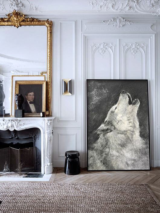 Plakat - Wilk - 70 x 100  Dekoracje PATKA Patrycja Kita